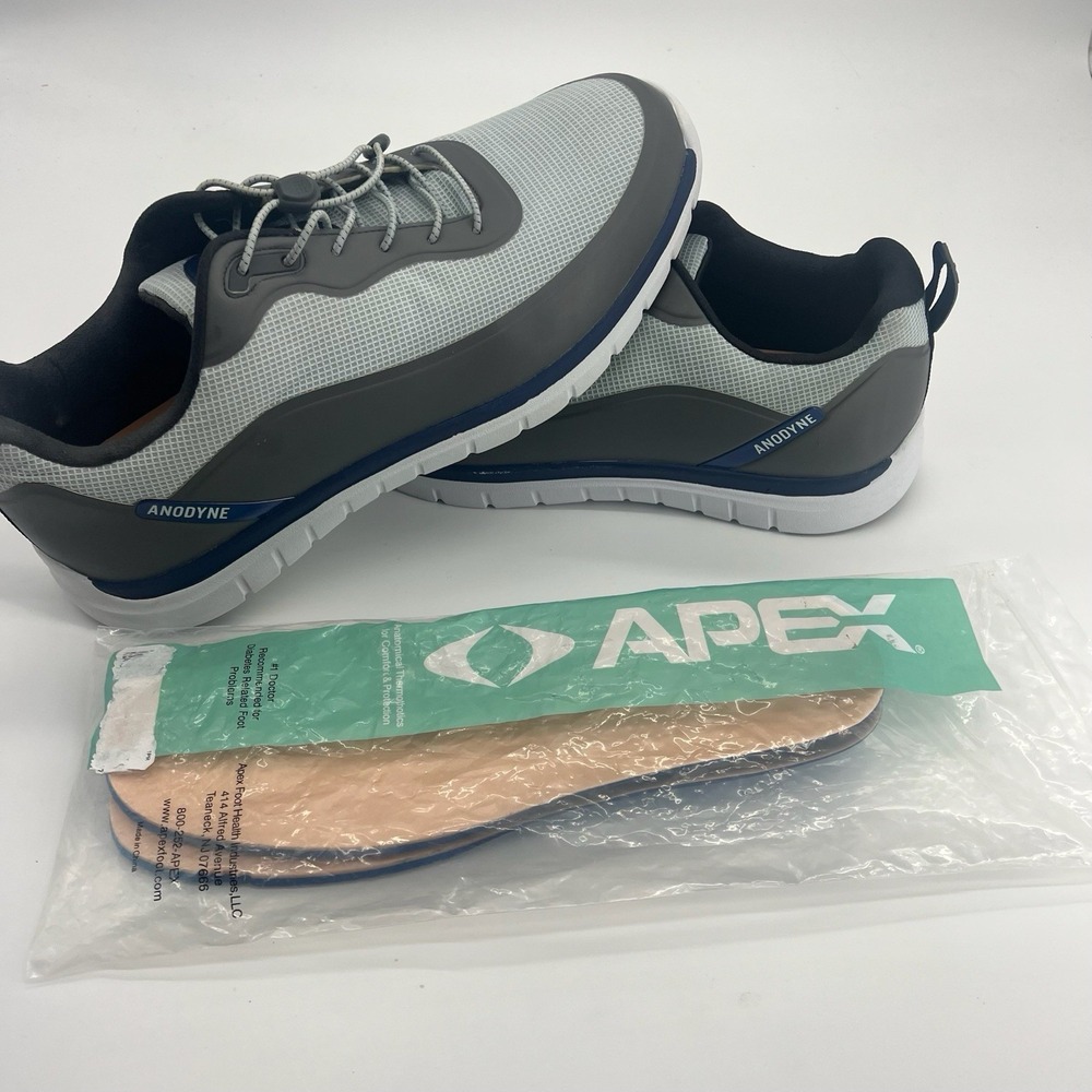 Anodyne NO.16 Men's 13XY Orthopedic Diabetic Walking Shoes Mesh Trainer - Picture 2 of 8